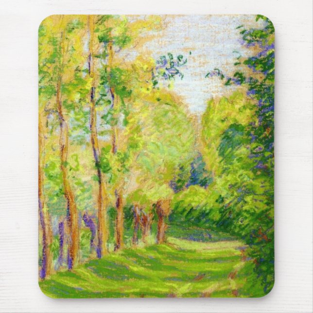 Pissarros "Landschaft am St. Charles" - Mousepad (Vorne)