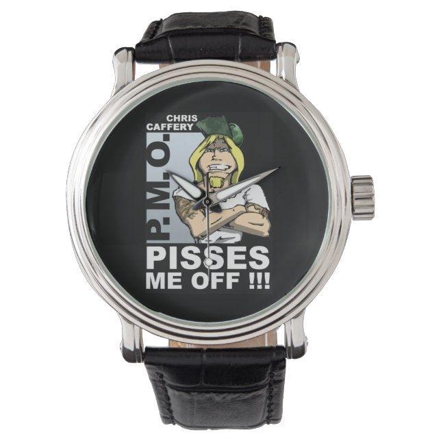 Pisses Me Off Watch Armbanduhr (Vorderseite)