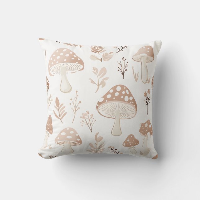 Pisskissen in Beige und Creme Kissen (Vorderseite)