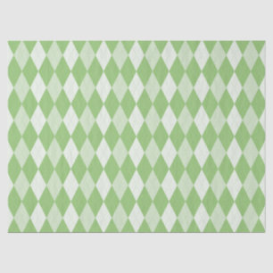 Pistachio Green Raute Pale Green Small Diamond Seidenpapier