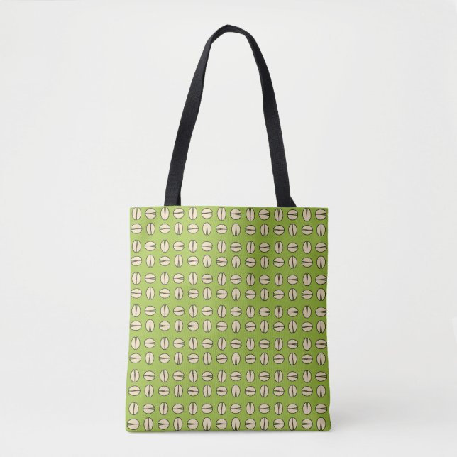 Pistachio Nut Seamless Pattern Tasche (Vorderseite)