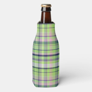 Pistachio Pink Navy Welpe Madras Flaschenkühler