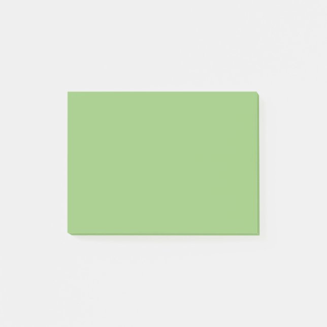 Pistachio Solid Color Post-it Klebezettel (Vorderseite)