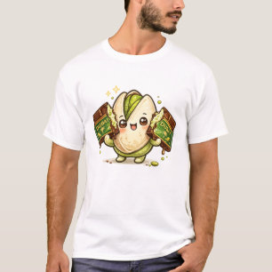 Pistazien-Dubai-Schokoladen-Kawaii-T-Shirt T-Shirt