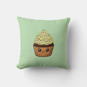 Pistazien-Frosting-Cupcake-Kawaii-Kissen Kissen
