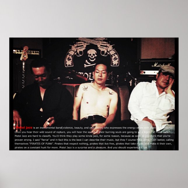 PISTOL JAZZ　ポスター（大） POSTER (Vorne)