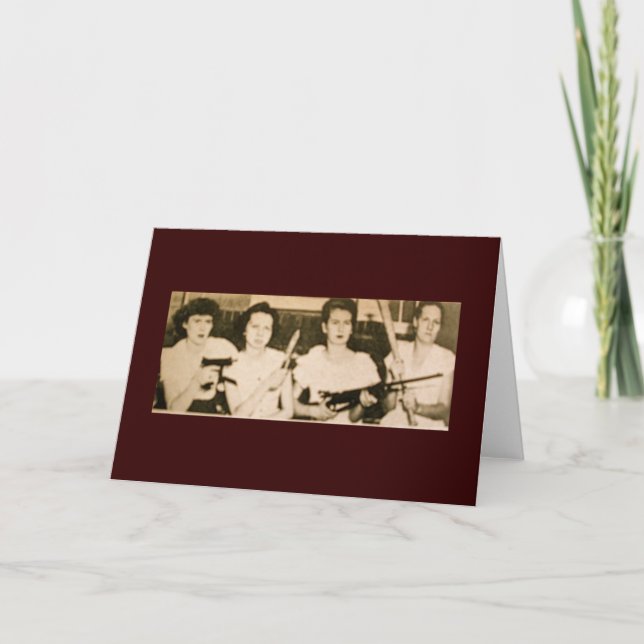 Pistol Packing Carte de voeux de maman (Devant)