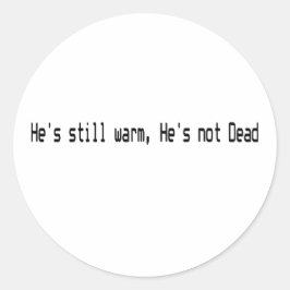 Pit Babe Runder Aufkleber