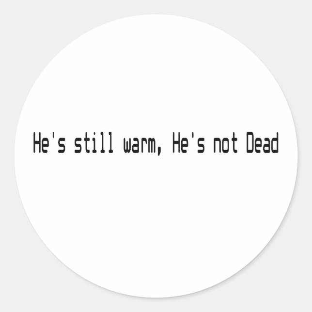 Pit Babe Runder Aufkleber (Vorderseite)