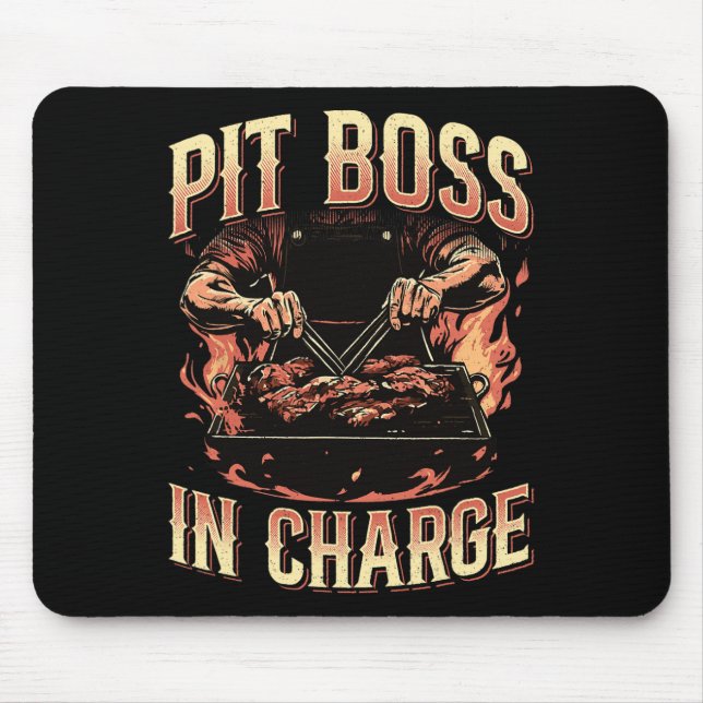 Pit Boss in Grillen Grill Masters Pitmaster Mea Mousepad (Vorne)