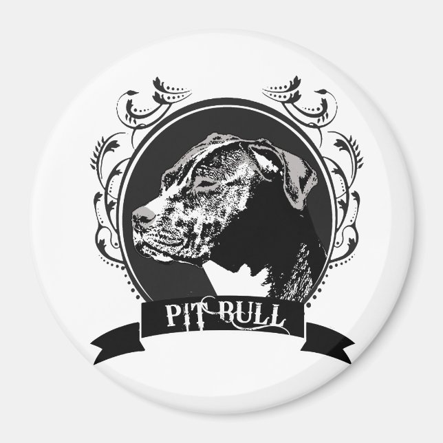 PIT BULL (3) MAGNET (Vorne)
