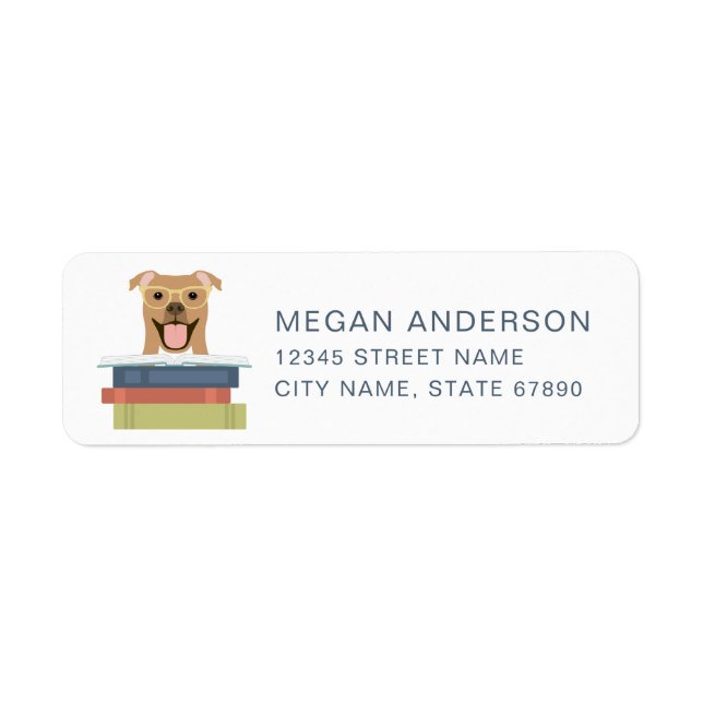 Pit Bull Absenderetiketten (Vorne)