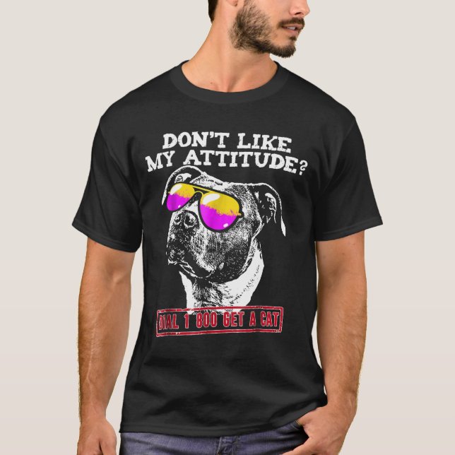 Pit Bull Attitude T-Shirt (Vorderseite)