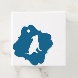 Pit Bull Babydusche Hund Pitbull Blue Boy Geschenkanhänger