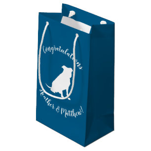 Pit Bull Babydusche Hund Pitbull Blue Boy Kleine Geschenktüte