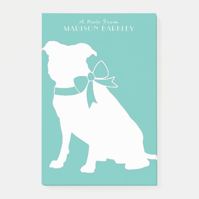 Pit Bull Chien Puppy Pitbull Post-it Notes (Devant)