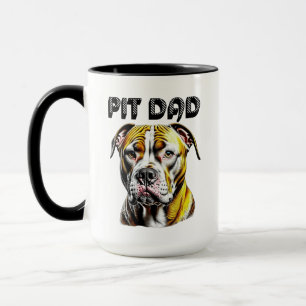 Pit Bull Dad   Hunde Liebhaber  Tasse