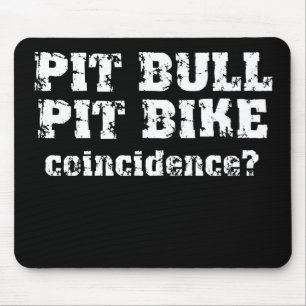 Pit Bull Dirt Bike Motocross Pit Bike Mauspad
