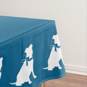 Pit Bull Dog Baby Dusche Blue Boy Pitbull Tischdecke