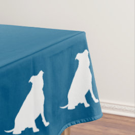 Pit Bull Dog Baby Dusche Blue Boy Pitbull Tischdecke