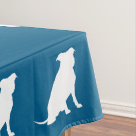 Pit Bull Dog Baby Dusche Blue Boy Pitbull Tischdecke