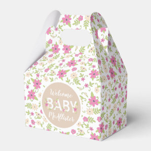 Pit Bull Dog Baby Dusche Pink Girl Pitbull Geschenkschachtel