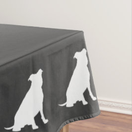 Pit Bull Dog Baby Pitbull Duschgeschlecht neutral Tischdecke