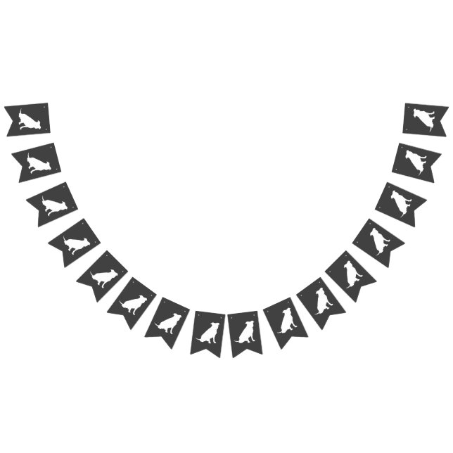 Pit Bull Dog Baby Pitbull Duschgeschlecht neutral Wimpelkette (Alle)