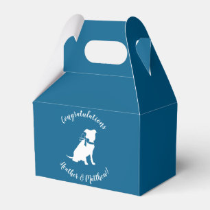 Pit Bull Dog Babydusche Geschenkschachtel