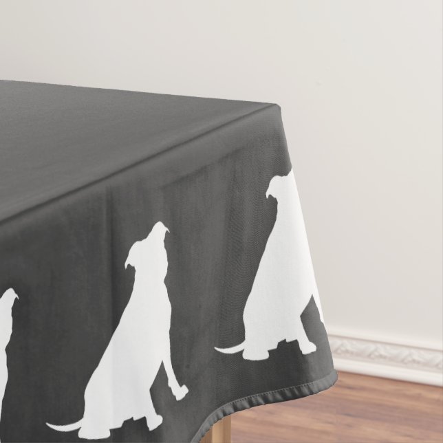 Pit Bull Dog Babydusche Geschlecht Neutral Pitbull Tischdecke (Beispiel)