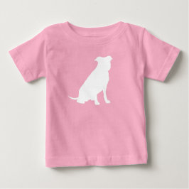Pit Bull Dog Babydusche Pink Girl Pitbull Baby T-shirt