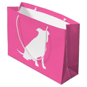 Pit Bull Dog Babydusche Pink Girl Pitbull Große Geschenktüte