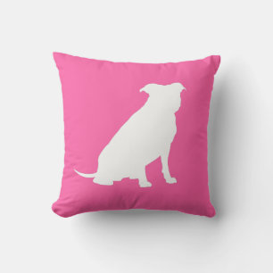 Pit Bull Dog Babydusche Pink Girl Pitbull Kissen