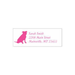Pit Bull Dog Babydusche Pink Girl Pitbull Permastempel