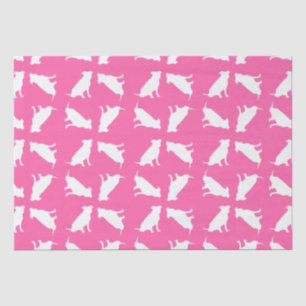 Pit Bull Dog Babydusche Pink Girl Pitbull Seidenpapier