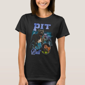 Pit Bull Dog Lovers T - Shirt Pit Bull Dog Vintag