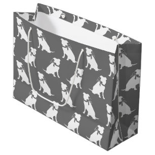 Pit Bull Dog Puppy Pitbull Große Geschenktasche Große Geschenktüte