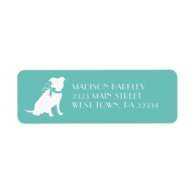 Pit Bull Dog Puppy Pitbull Label (Vorne)