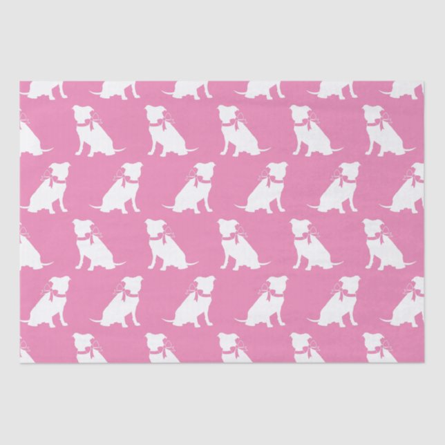 Pit Bull Dog Puppy Pitbull Tissue Seidenpapier (Vorderseite)