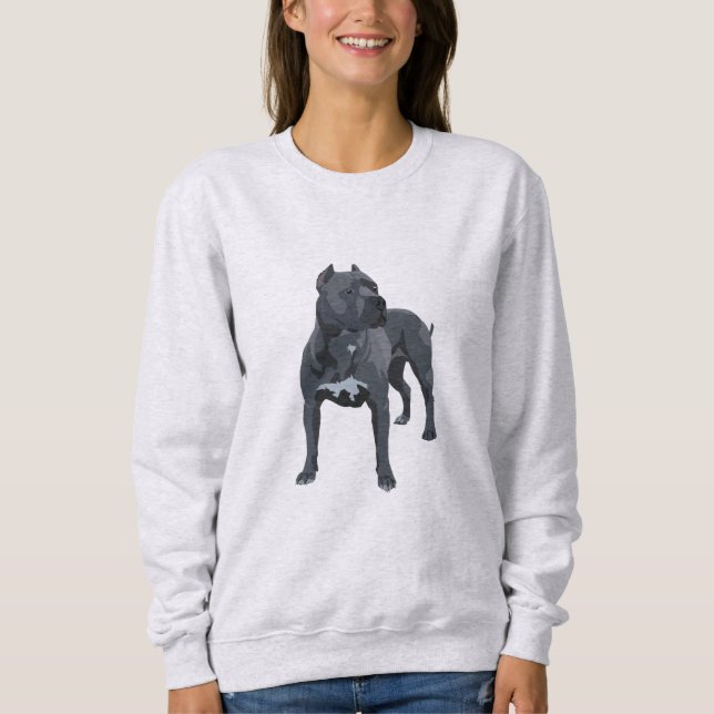 Pit bull Dog Sweatshirt (Vorderseite)