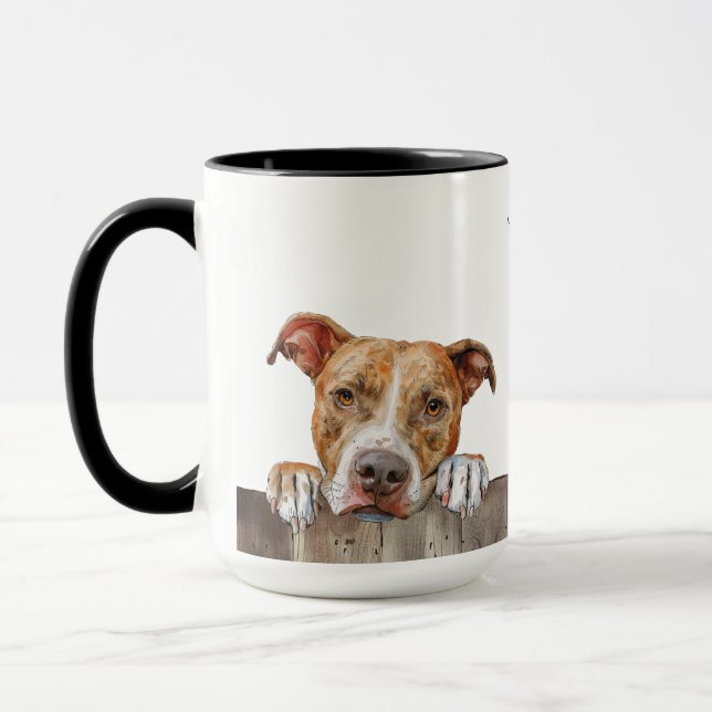 Pit Bull Dog Tasse (Links)