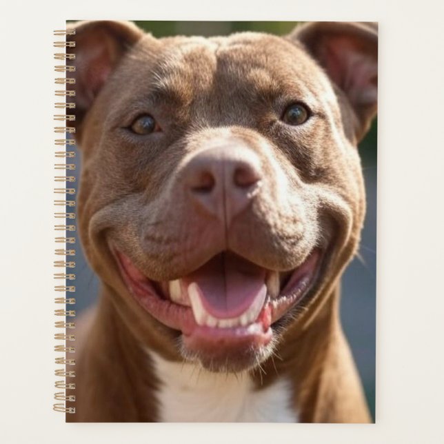 Pit Bull-Foto hinzufügen Anpassen Planer (Vorderseite)
