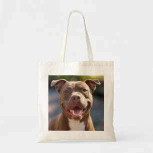 Pit Bull-Foto hinzufügen Anpassen Tragetasche