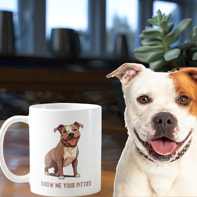 Pit Bull Funny Personalisiert Kaffeetasse (Von Creator hochgeladen)