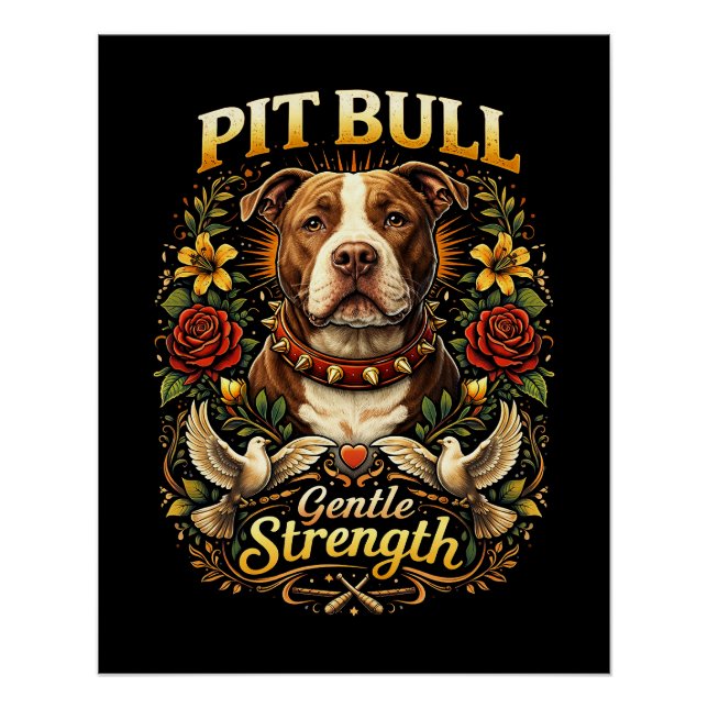 Pit Bull: Gentle Strength Poster (Vorderseite)