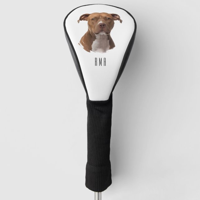 Pit Bull Golf Headcover (Vorderseite)