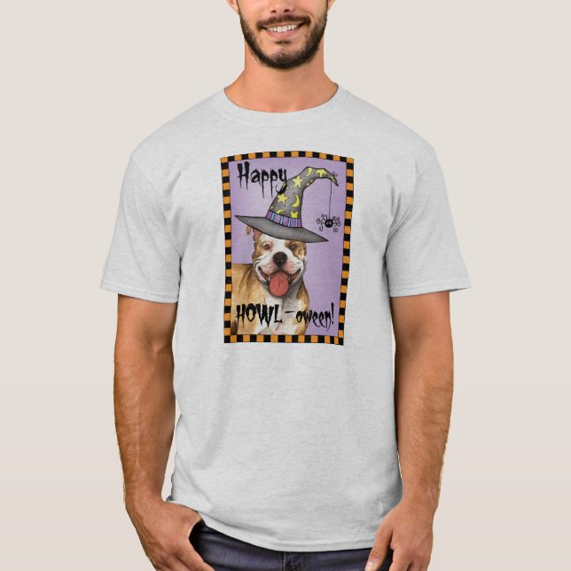 Pit Bull Hexe T-Shirt (Vorderseite)