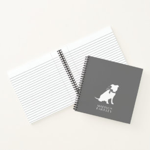 Pit Bull Hund Welpe Pitbull Notizbuch