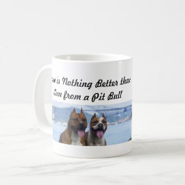 Pit Bull Liebe Kaffeetasse