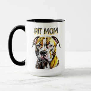 Pit Bull Mama   Hunde Liebhaberin  Tasse